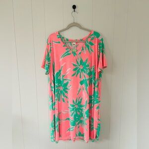 Sew In Love Pink and Green Dress